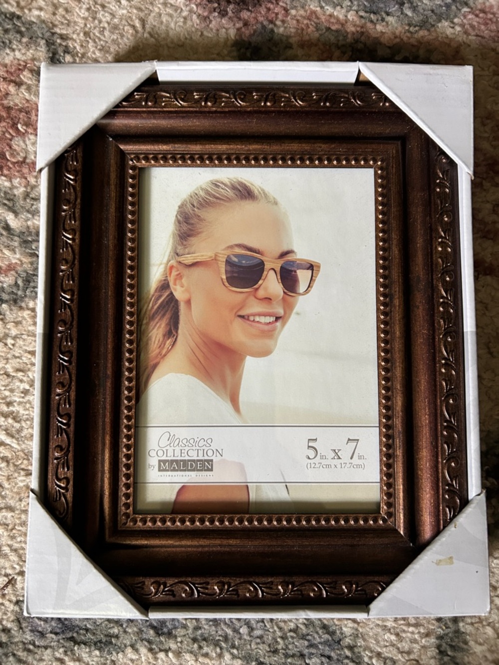 NWT Malden Classics Collection Ornate Bronze Photo Frame